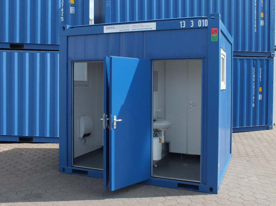 10‘ Damen / Herren-WC-Container