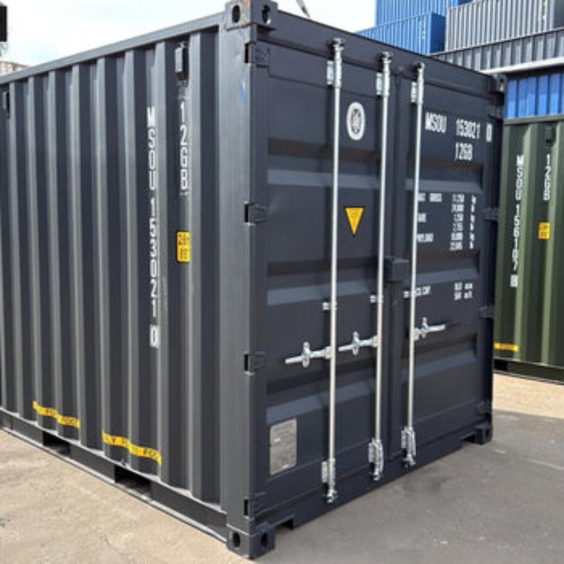 10 Fuß Lagercontainer NEU Selfstorage Baucontainer RAL 7021