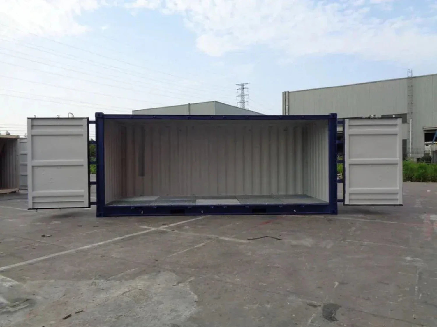 20-Fuß-Offenseiten-Seecontainer