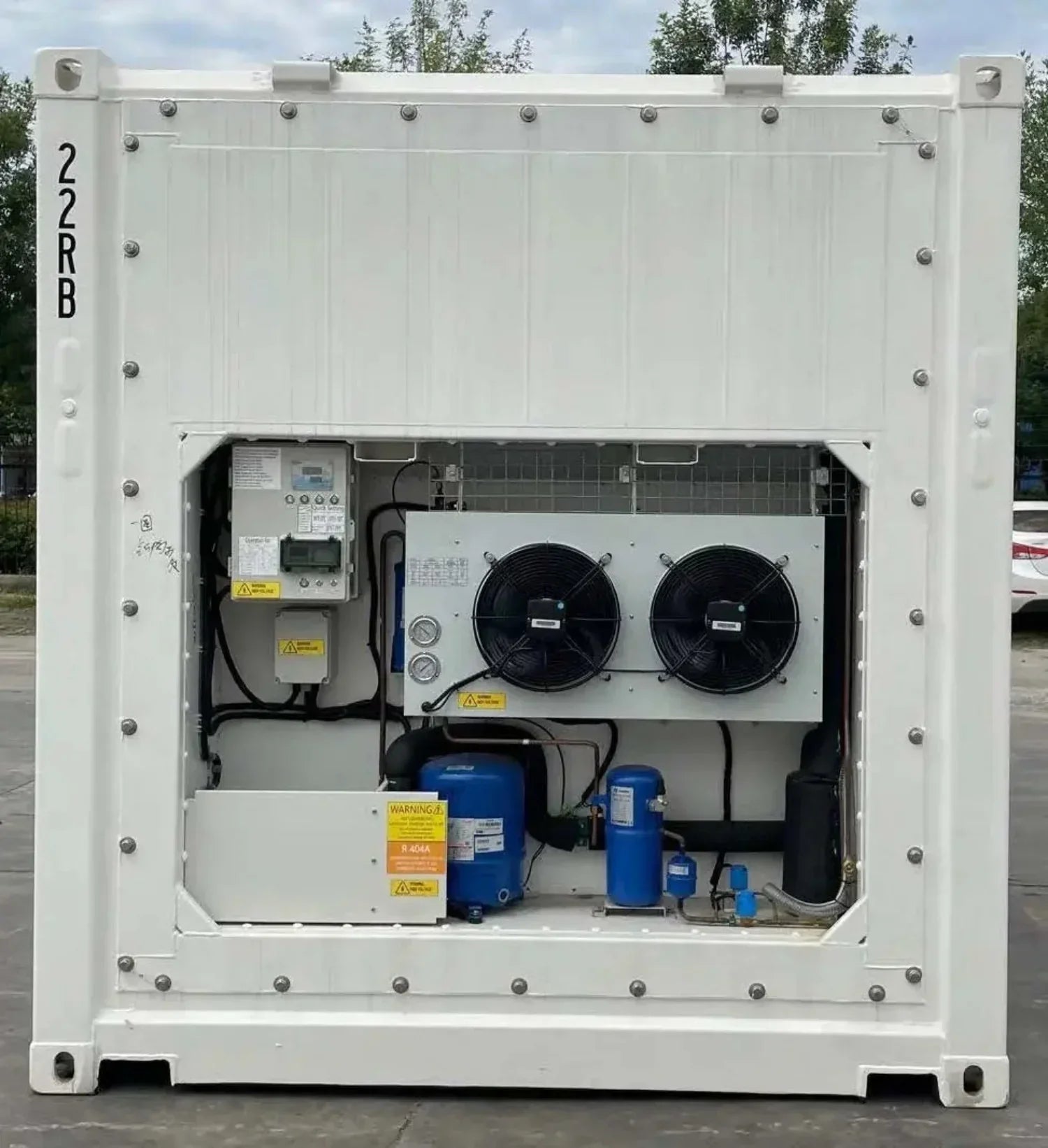 20′ Kühlcontainer (Einphasenbetrieb, stationär)