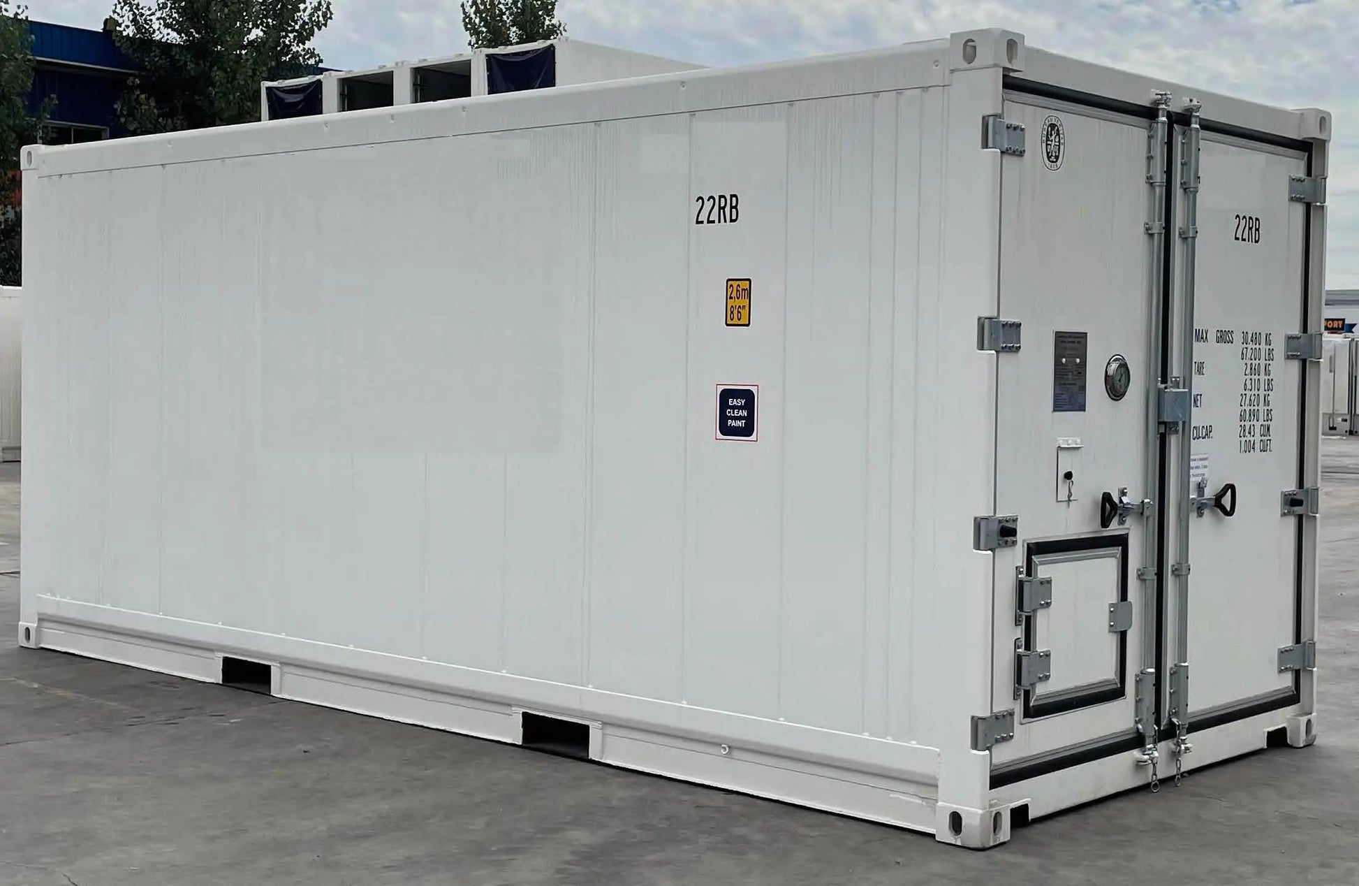 20′ Kühlcontainer (Einphasenbetrieb, stationär)