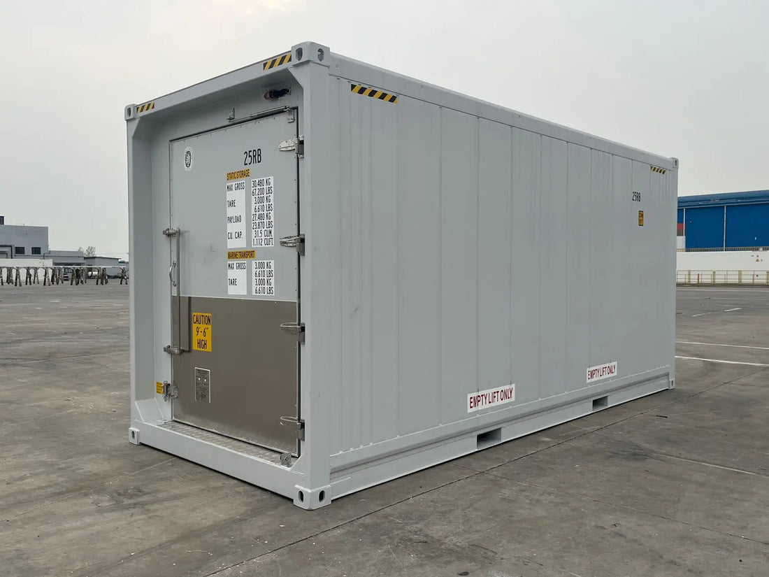 20′ High Cube Reefer Container mit versenkter Butcher-Tür