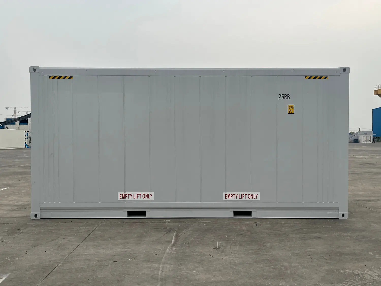 20′ High Cube Reefer Container mit versenkter Butcher-Tür