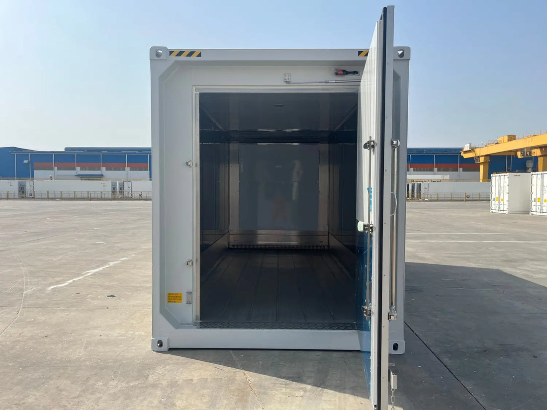 20′ High Cube Reefer Container mit versenkter Butcher-Tür