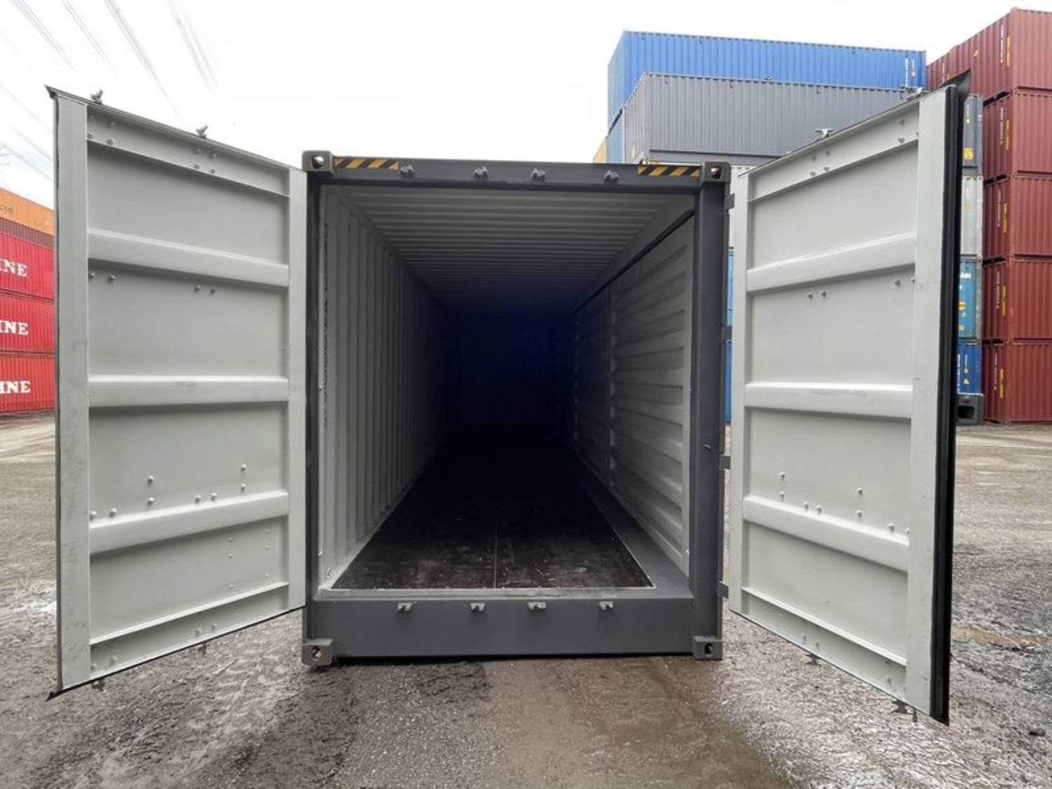 40-Fuß-High-Cube-Open-Side-Container