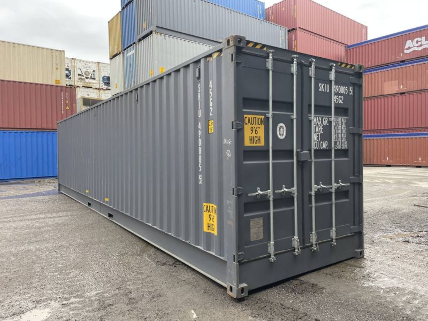 40-Fuß-High-Cube-Open-Side-Container