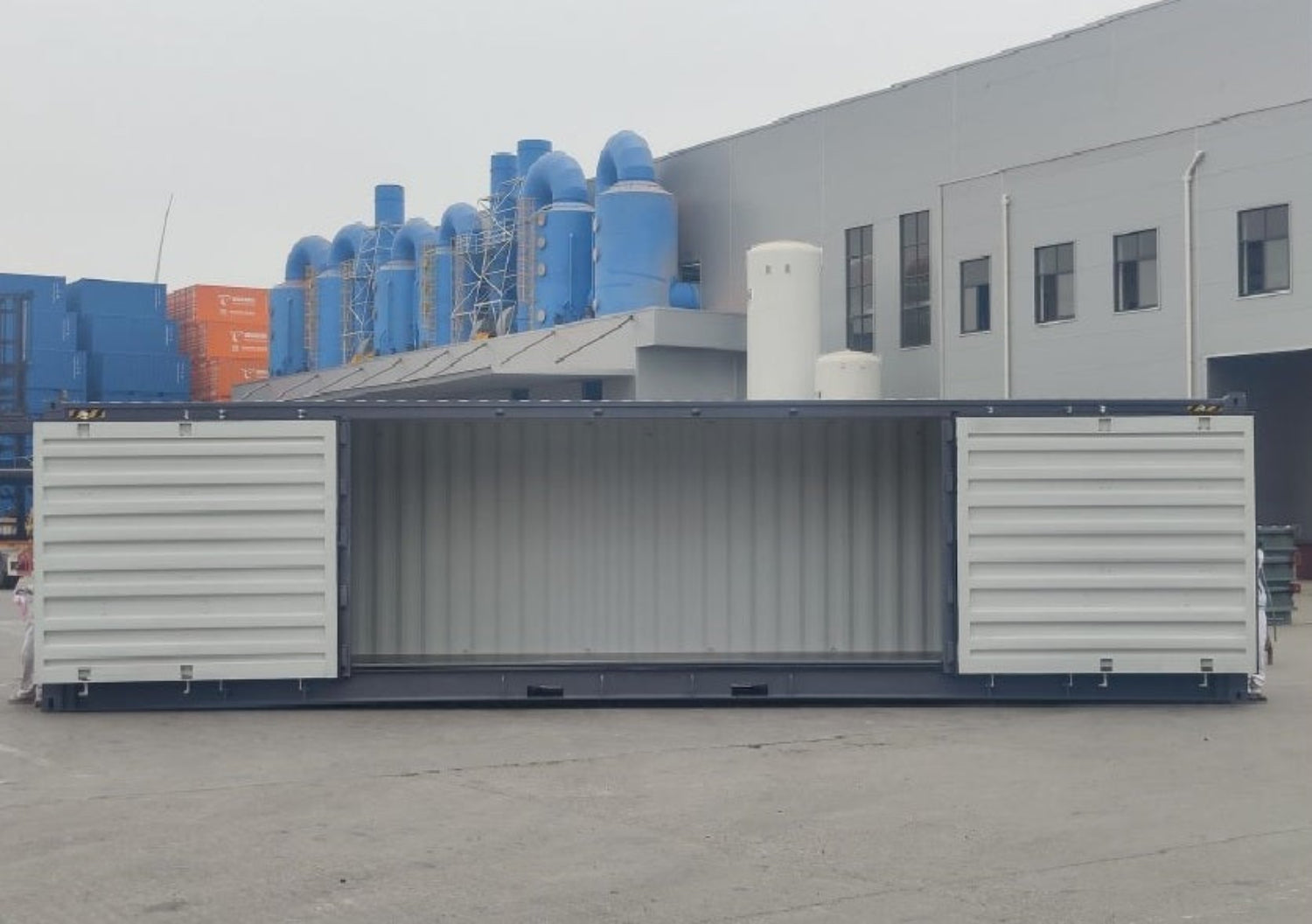 40-Fuß-High-Cube-Open-Side-Container