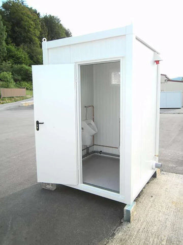 Mini Sanitärcontainer Toilette – kompakte WC-Kabine mit Waschbecken