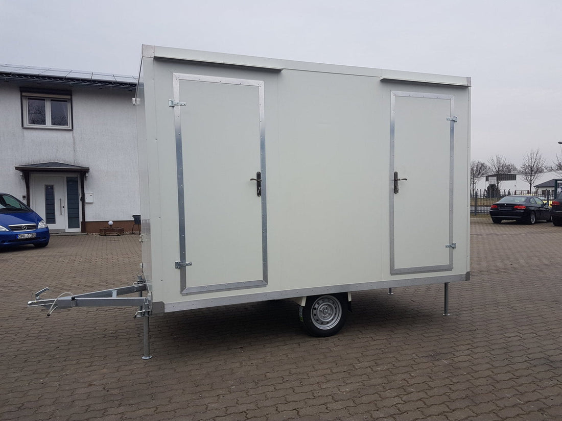 Toilettenwagen mit Doppel-WC 3,50x2M 750KG
